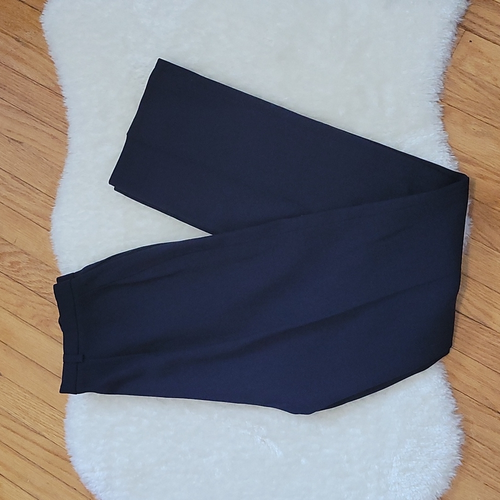Laurel 100% wool navy trouser pants